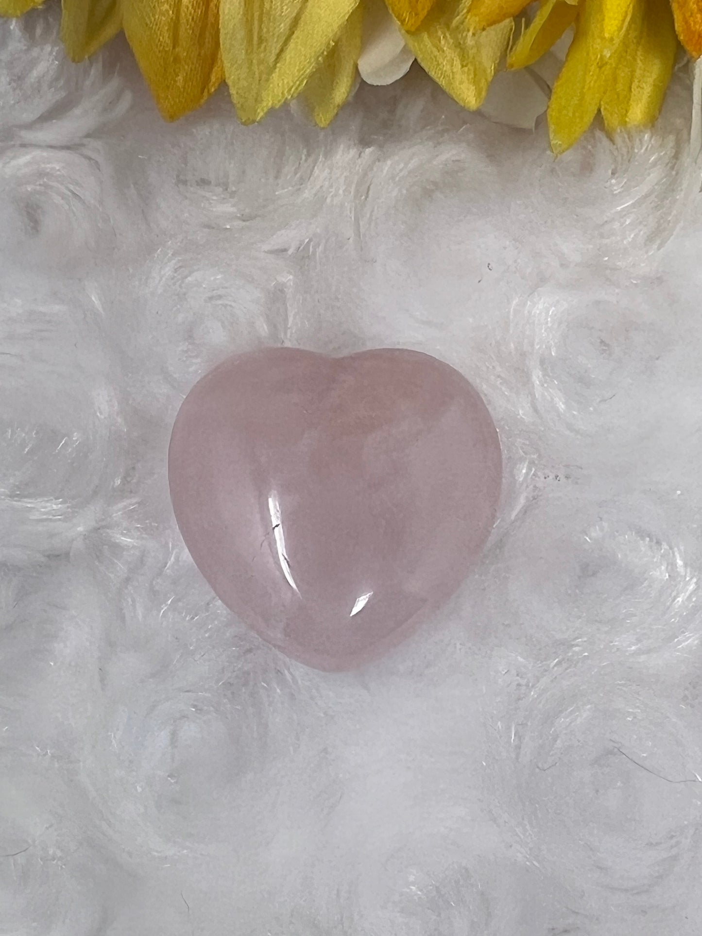 Rose Quartz Heart Shape "Kindness"