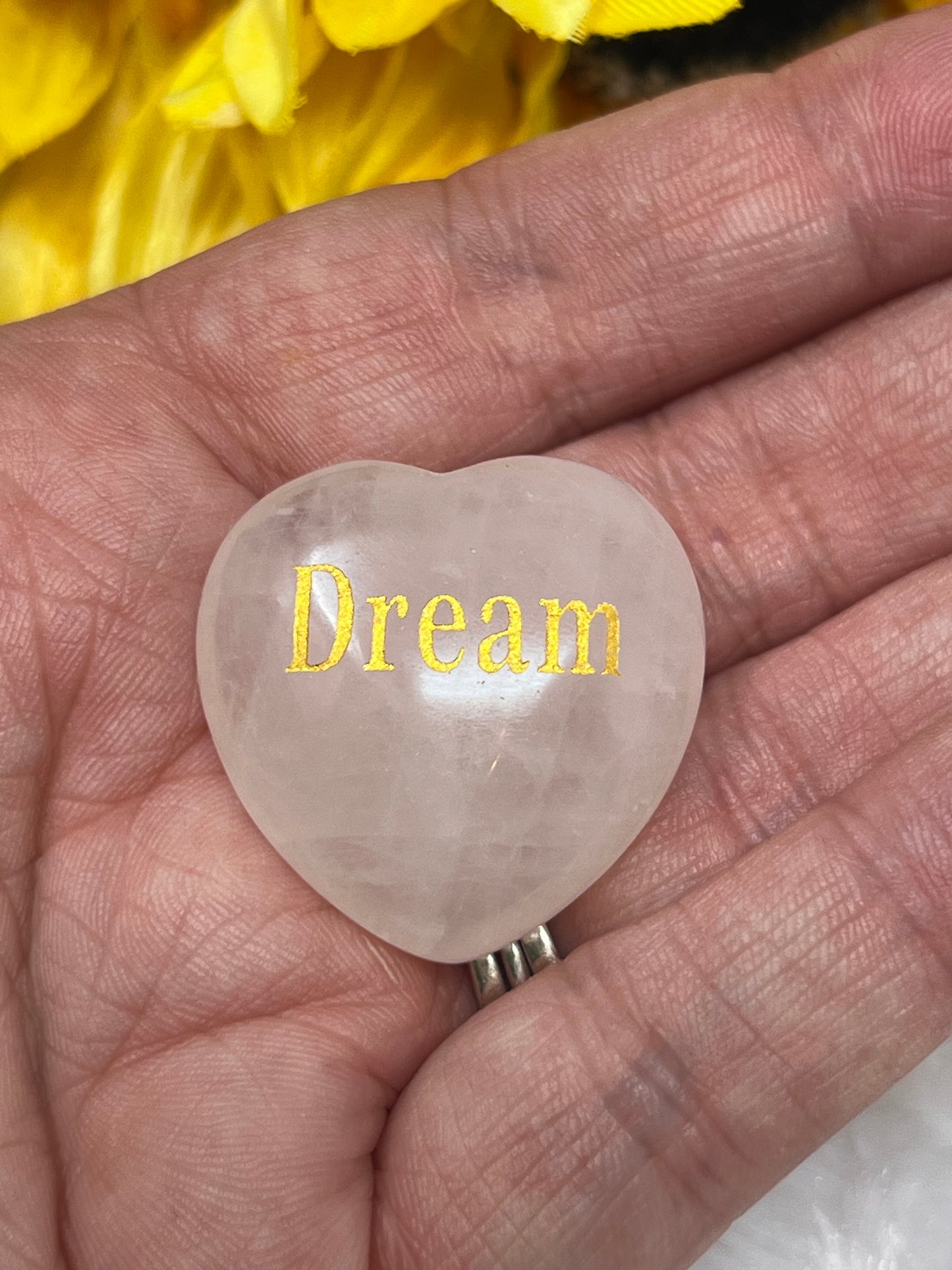 Rose Quartz Heart Shape "Dream"